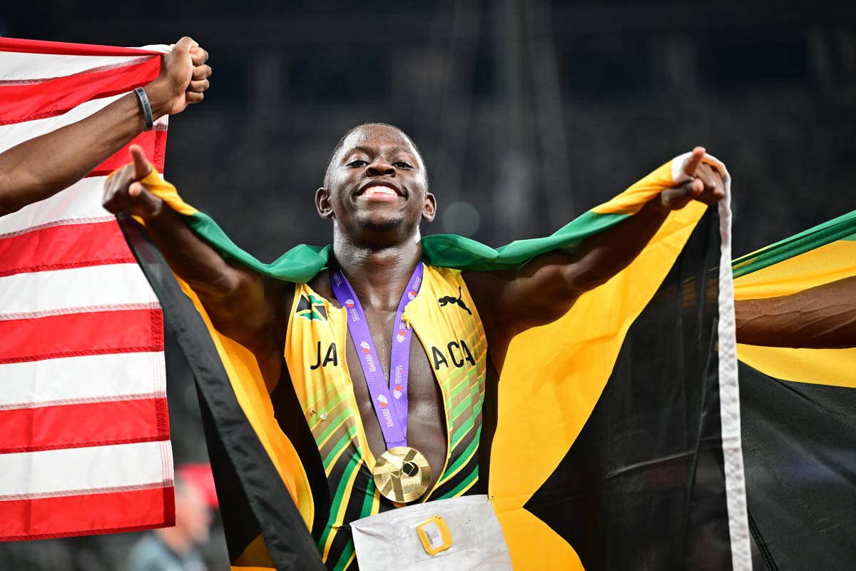 Oblique Seville, Jamaica’s newest world champion.