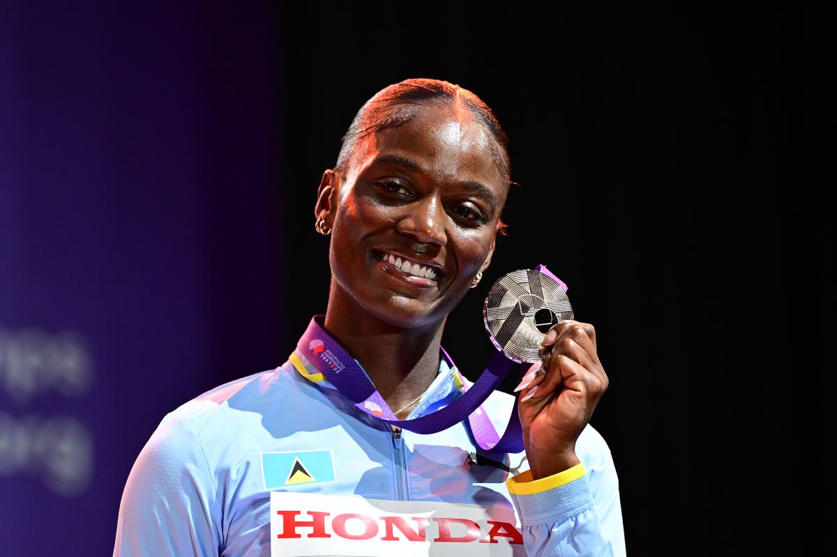 World Championships bronze medallist Julien Alfred of St Lucia.