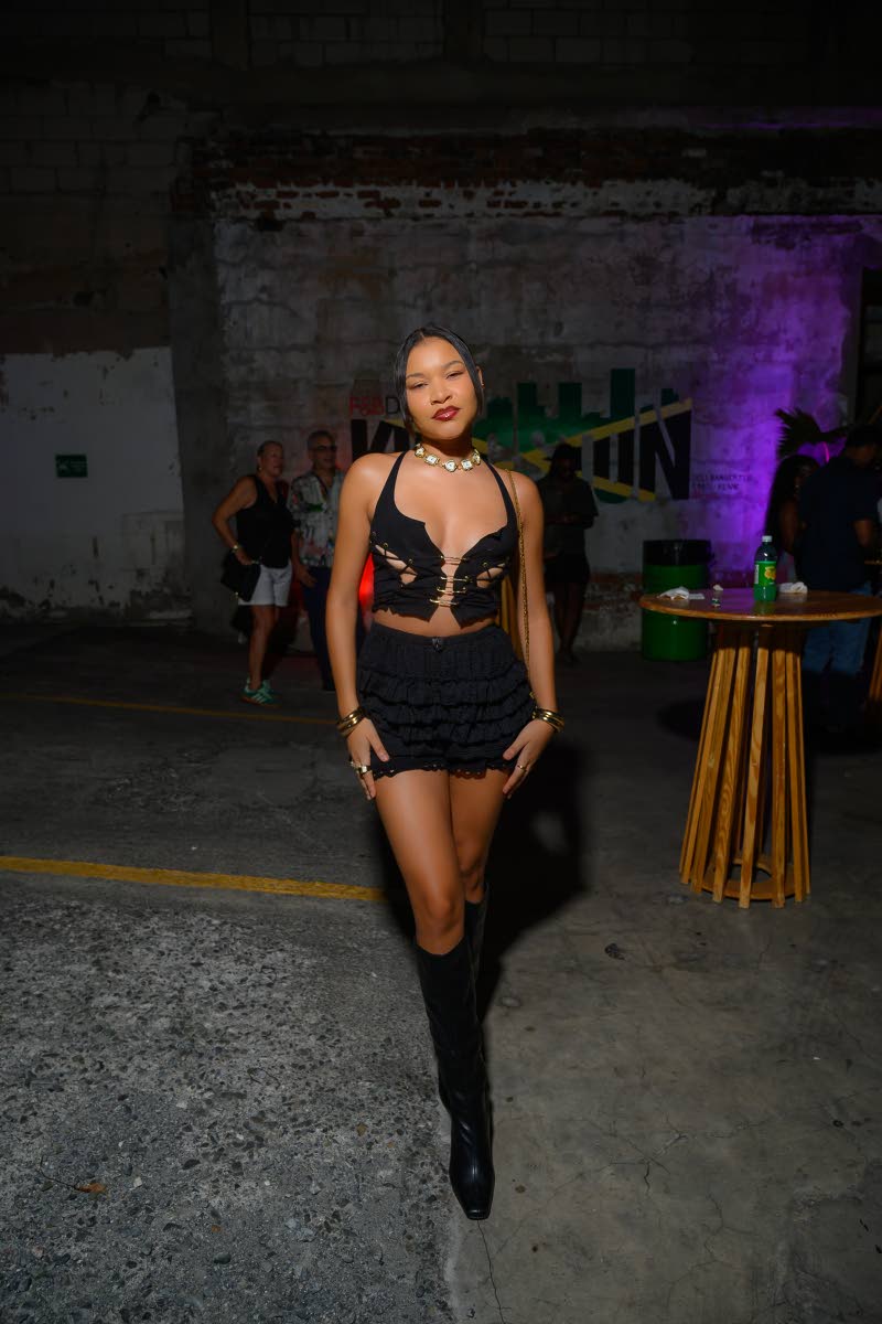 From the glint of silver pins to the flow of ruffled shorts, costume and production designer Anna-Lisa Guthrie owns the scene in black thigh highs.