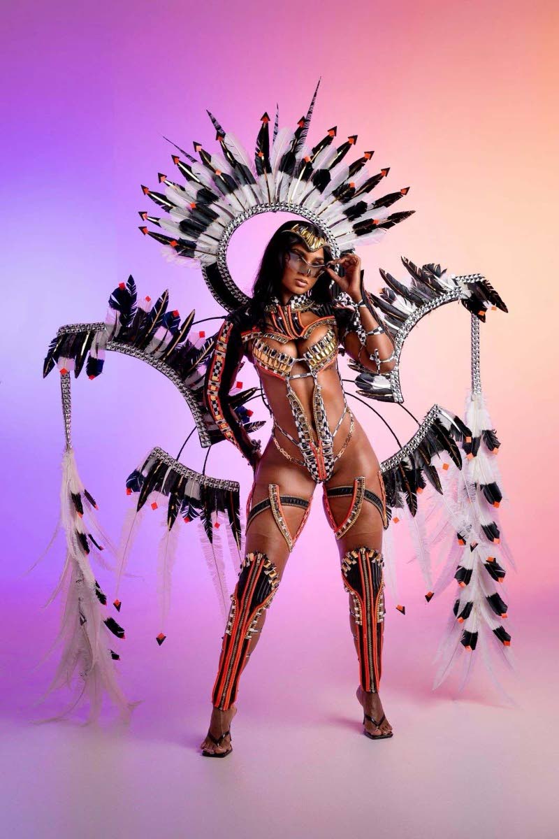 The Rev costume is inspired by the speed and edge of Formula 1.