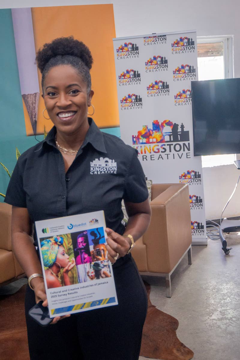 Andrea Dempster Chung, co-founder and executive director of Kingston Creative and co-chair of CCIAJ, celebrates the launch of the 2025 CCI Survey Report.