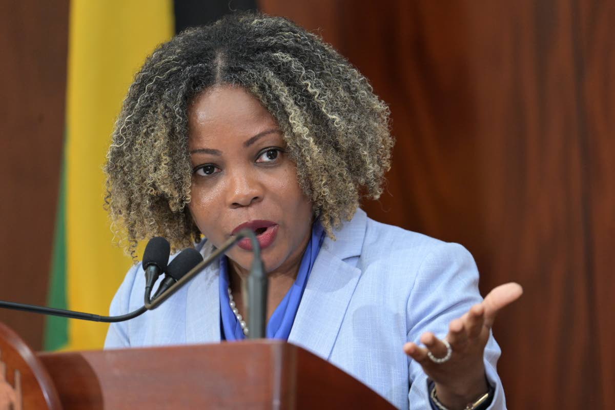 Senator Dr Dana Morris Dixon, minister for education, skills, youth and information 
