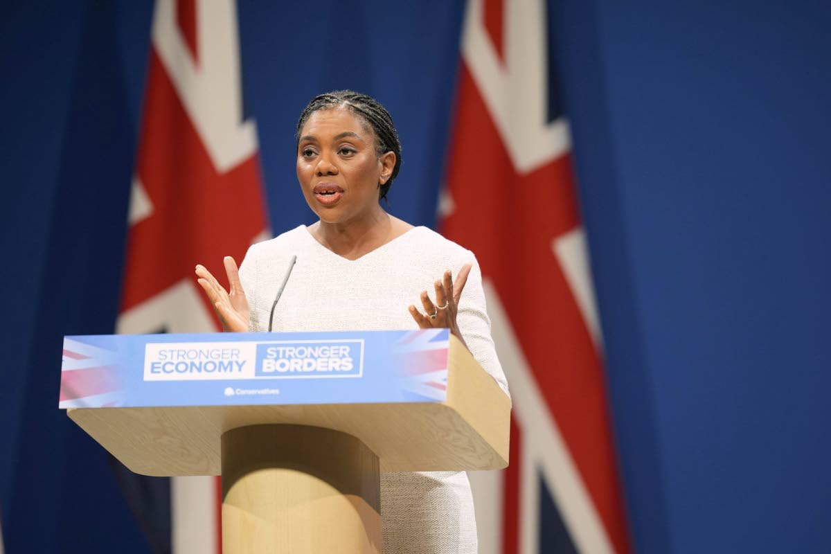 Britain’s Conservative Party leader Kemi Badenoch