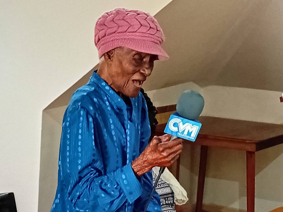 Agnes Johnson, 101 years old, tells her story.