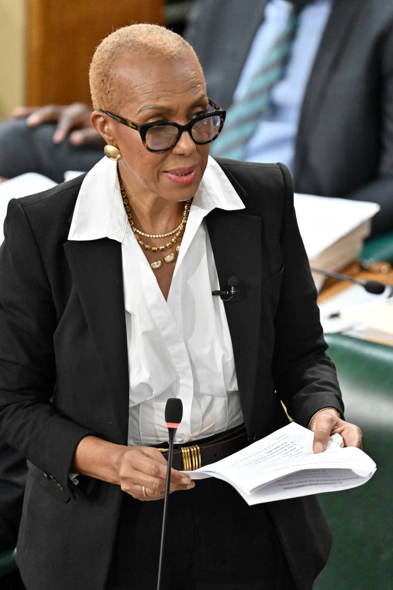 Fayval Williams, minister of finance and the public service, opens the 2026-2027 Budget Debate in the House of Representatives on March 10. Williams is scheduled to close the debate on Tuesday. 