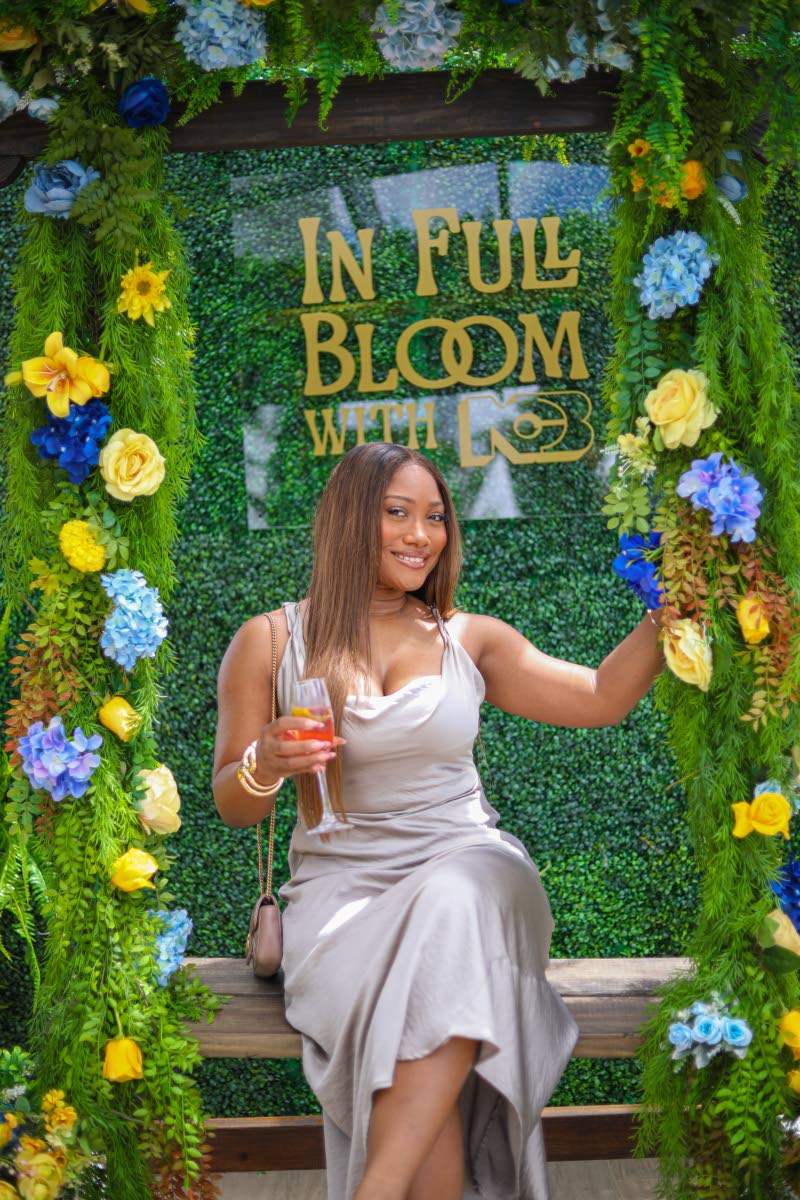 Sitting pretty is Lori Whyte, programme delivery officer at National Commercial Bank.