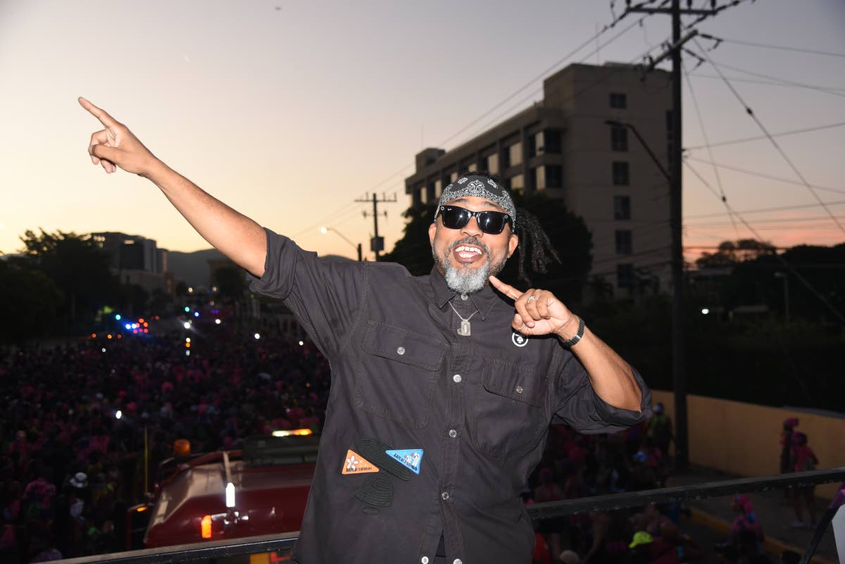 Soca superstar Machel Montano at Gen XS Immortals J’ouvert in 2024.