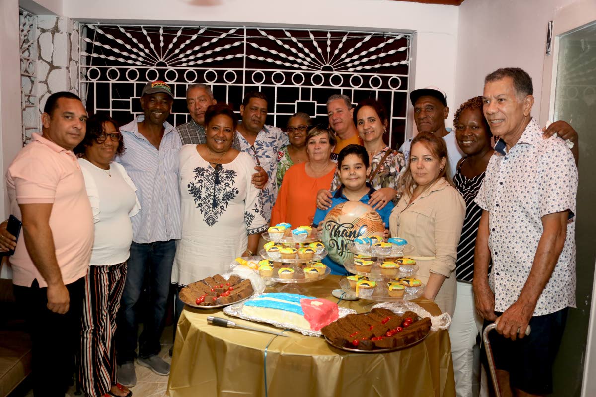 Cuban medics and their families were hosted by Osmond Brown and his wife, Karen, on Saturday at their home on Halifax Crescent in St Andrew.  