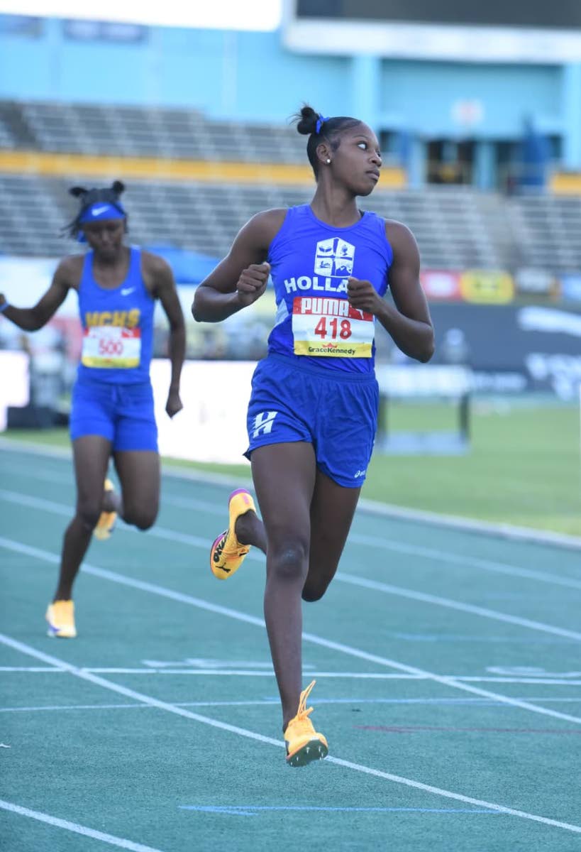 Holland High’s Shanoya Douglas  