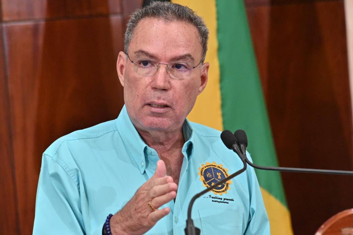 Transport Minister Daryl Vaz.