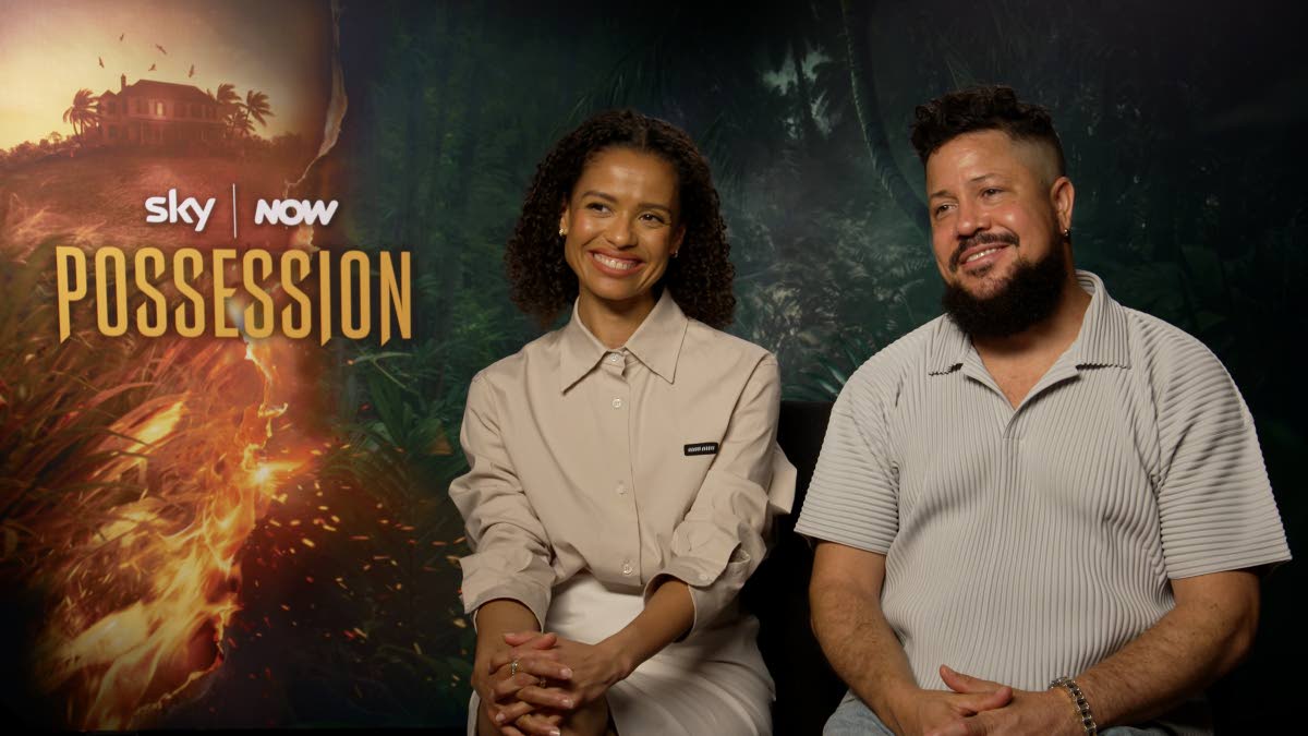 Director Storm Saulter (right) and lead actress Gugu Mbatha-Raw participate in a press junket in the United Kingdom for ‘Possession’ last Monday.
