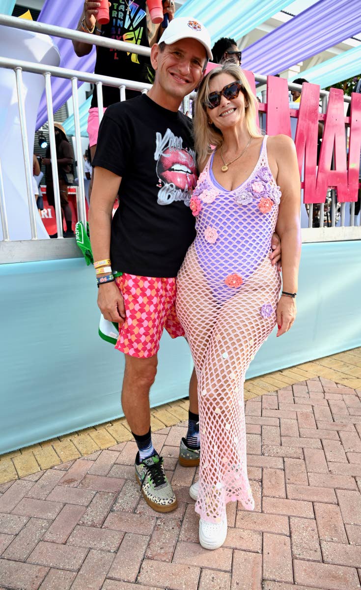 Daniel and Marie Pride, from the Cayman Islands, came ready to have an unforgettable time. 