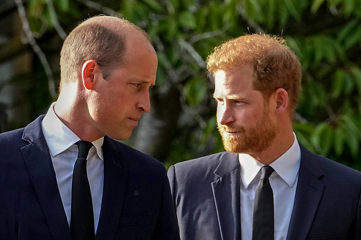 Britain’s Prince William and Prince Harry.
