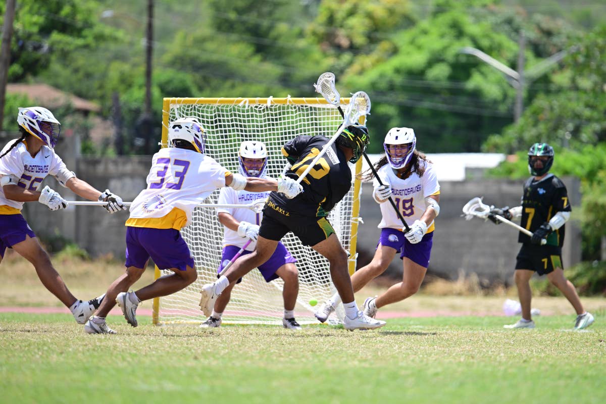 Jamaica men’s Lacrosse team face Haudenosaunuee in the bronze medal fixture at Stadium East in St Andrew, Jamaica on Sunday August 23, 2026.