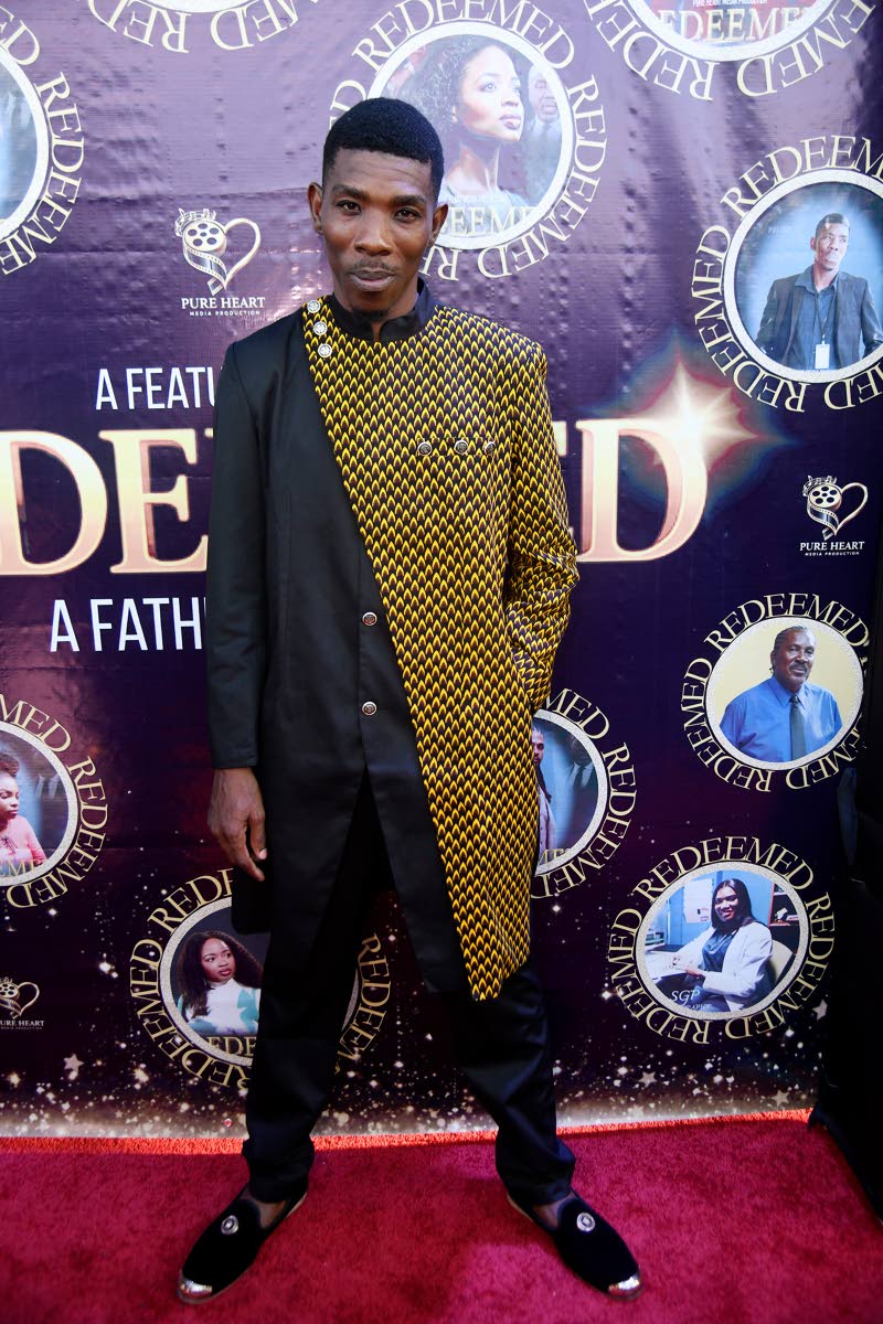 Actor Cornelius Grant at the premiere of ‘Redeemed: A Father’s Love’.