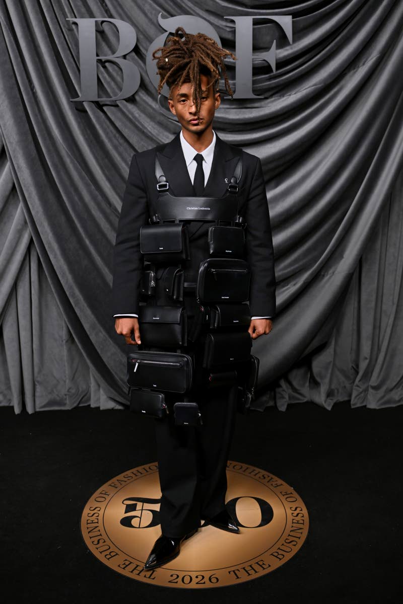 Jaden Smith steps onto the red carpet in a Christian Louboutin creation, following his appointment as the brand’s first Men’s Creative Director.