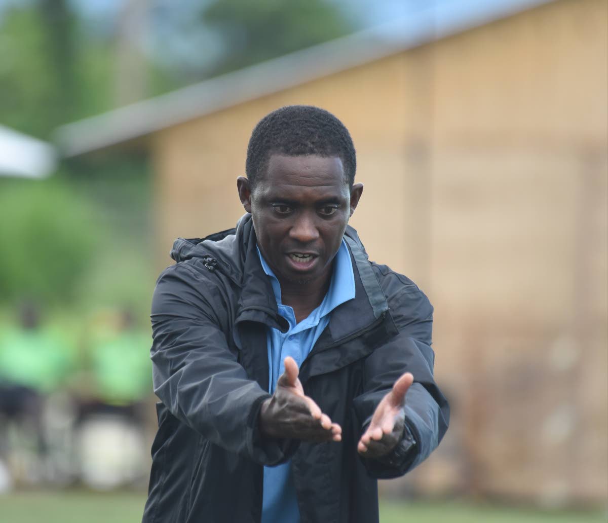 Patrick Graham, head coach of Manning’s School during an ISSA daCosta Cup game against Brown’s Town High on Tuesday, October 13, 2026.