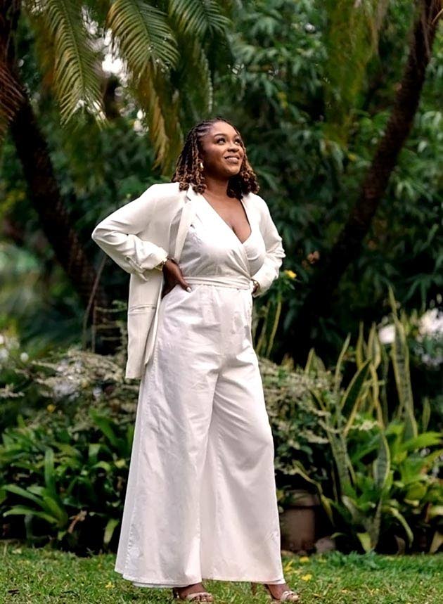  Apryl McIntosh-Smith, manager for reggae singer, Ras-I, JaRIA board member and CEO of Niche Entertainment.