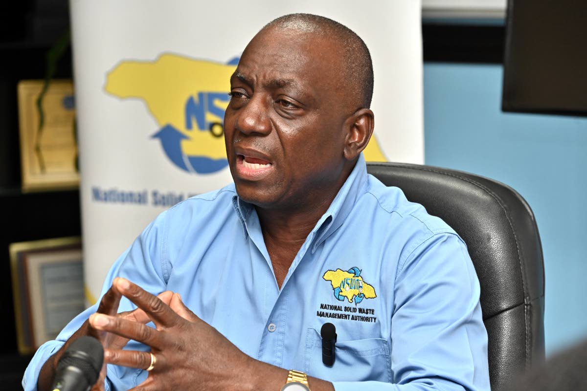 Audley Gordon, executive director of the National Solid Waste Management Authority.