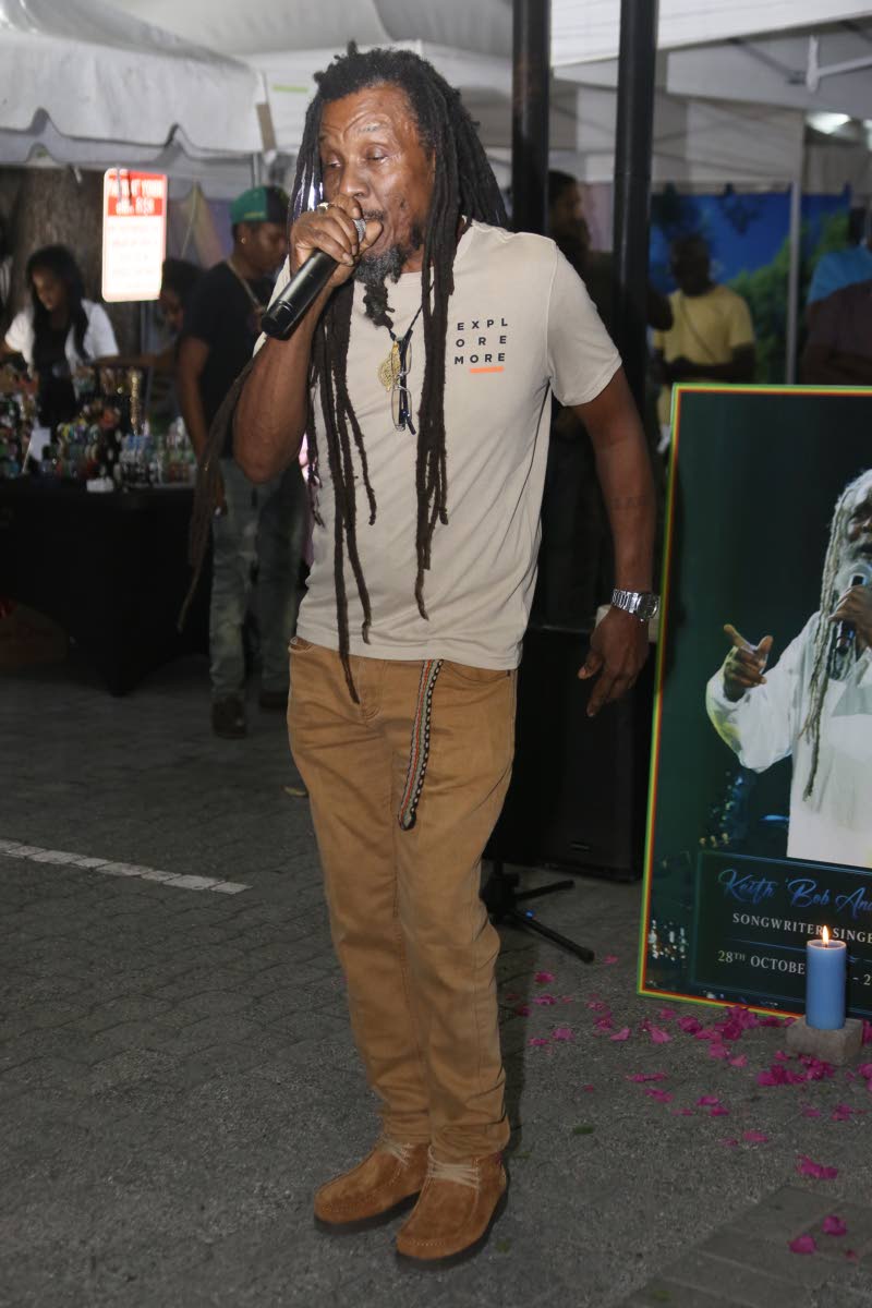 Carlton Scarlett, also known as DehDeh Blacks of The Heptones, pays tribute to Bob Andy.