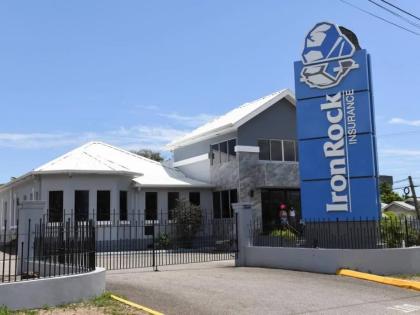The head office of Ironrock Insurance on Hope Road in St Andrew.