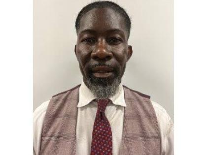 This photo provided by the US Immigration and Customs Enforcement shows Des Moines Public Schools Superintendent Ian Roberts on February 26, 2025. (ICE via AP)