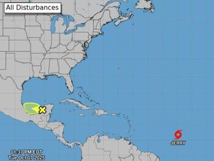 Tropical Storm Jerry. - Contributed.