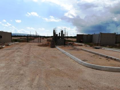 This 2022 photo shows an under-construction housing scheme in Bernard Lodge Estate.