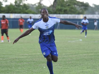 
Mount Pleasant Academy striker Warner Brown.