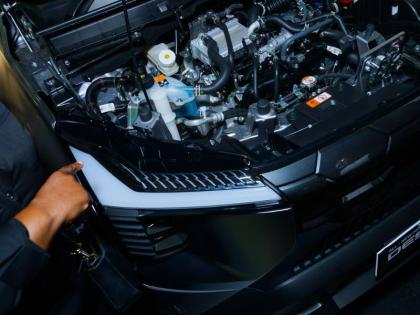 The 1.5L turbocharged engine of the Mitsubishi Destinator. 