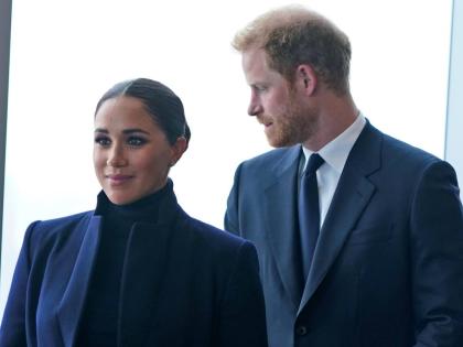 Meghan Markle, and her husband Prince Harry, at One World Trade in New York, in 2021. 