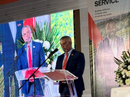 Contributed VM Group Chairman Michael McMorris addresses shareholders at the annual general meeting on Tuesday, July 28, 2026, at the Jamaica Pegasus Hotel in Kingston.