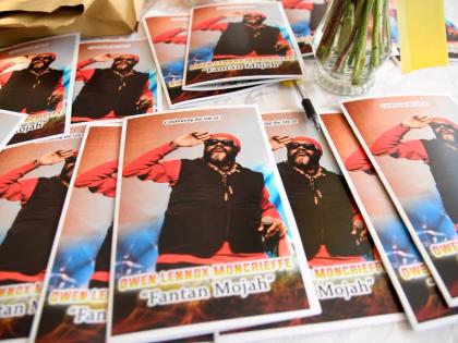 The funeral programme for late reggae artiste Fantan Mojah at the University Chapel at The University of the West Indies (UWI) Mona in St Andrew on August 13, 2026. 
