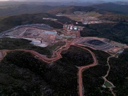 A mine operated by Serra Verde Mining digs for rare earth elements including neodymium, praseodymium, terbium and dysprosium, which are essential for the production of permanent magnets, in Minacu, Goias state, Brazil, July 28, 2025.