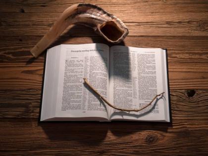 The two-day festival of Rosh Hashanah is marked with song, celebration in the synagogue, and the blowing of a ram’s horn known as a ‘shofar’.