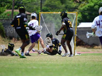 Jamaica men’s Lacrosse team face Haudenosaunuee in the bronze medal fixture at Stadium East in St Andrew, Jamaica on Sunday August 23, 2026.