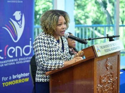 Senator Dr Dana Morris Dixon, Minister of Education, Skills, Youth and Information
