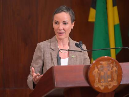 Senator Kamina Johnson Smith, minister of foreign affairs and foreign trade.