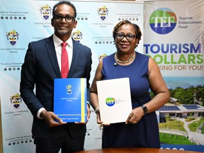 The Tourism Enhancement Fund has engaged the University of Technology, Jamaica through its Technology Innovation Centre, to serve as the business service intermediary for the third iteration of the Tourism Innovation Incubator programme.Originally signed o