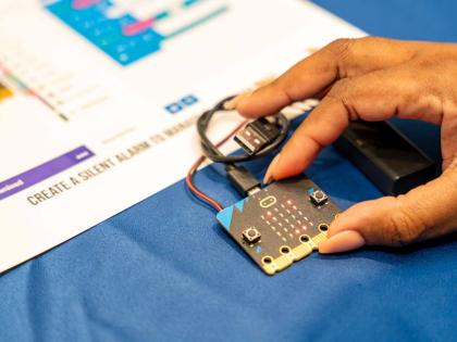 The micro:bit puts coding and physical computing into the hands of learners, transforming a compact device into a gateway for creativity, innovation and digital skills.
