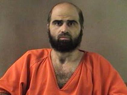FILE - This undated photo provided by the Bell County Sheriff's Department shows former Army psychiatrist Maj. Nidal Hasan. (Bell County Sheriff's Department via AP, File)