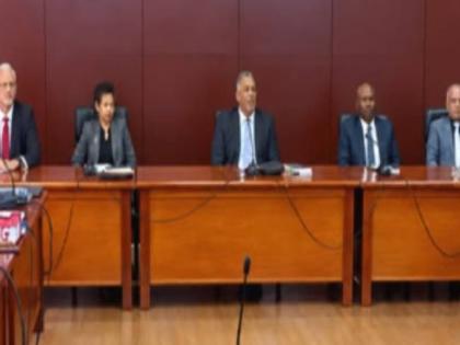 The five-member Commission of Inquiry chaired by Justice Godfrey Phillip Smith of Belize hearing testimony from the public into the fatal July 18, 2026 boating incident in Guyana that resulted in the deaths of 100 people.