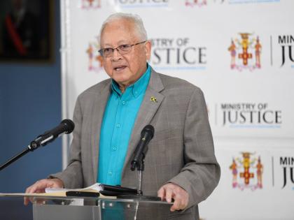 Delroy Chuck, Minister of Justice and Constitutional Affairs