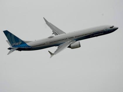 The Boeing 737 MAX 10 performs a demonstration flight during the Paris Air Show in Le Bourget, north of Paris, France, in June 2023. 