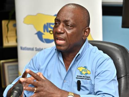 Audley Gordon, executive director of the National Solid Waste Management Authority.