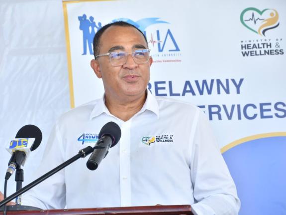 Minister of Health and Wellness, Christopher Tufton.