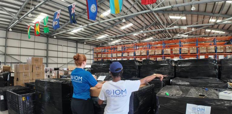 The shipment, which is expected to arrive by Thursday, includes solar lamps, hygiene kits, bedding, air mattresses, indoor tents, shelter repair kits, ropes, tarpaulins, and generators.