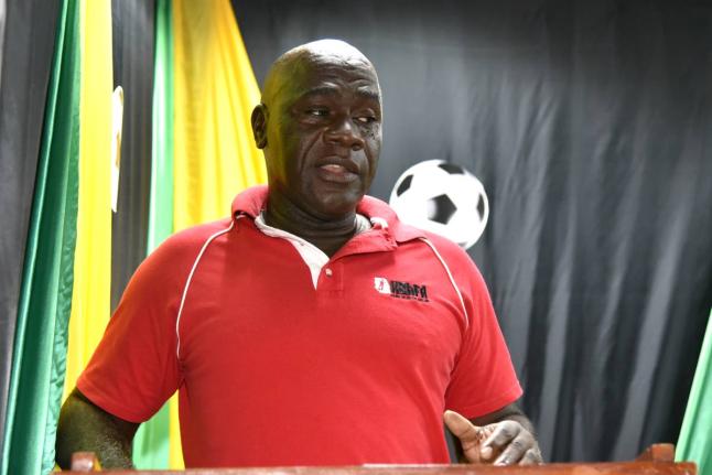 President of Kingston and St Andrew Football Association Mark Bennett.