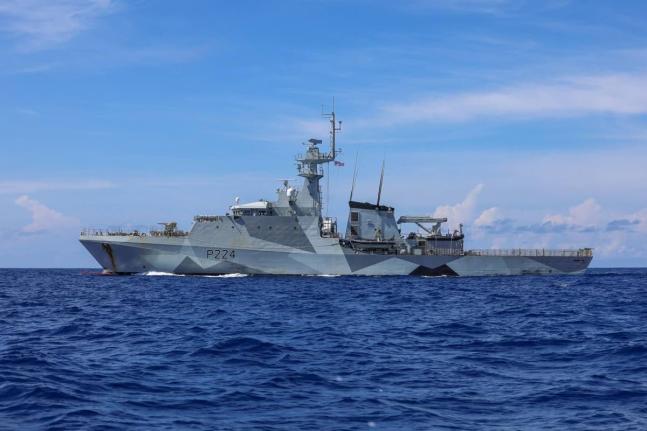 UK HMS Trent.