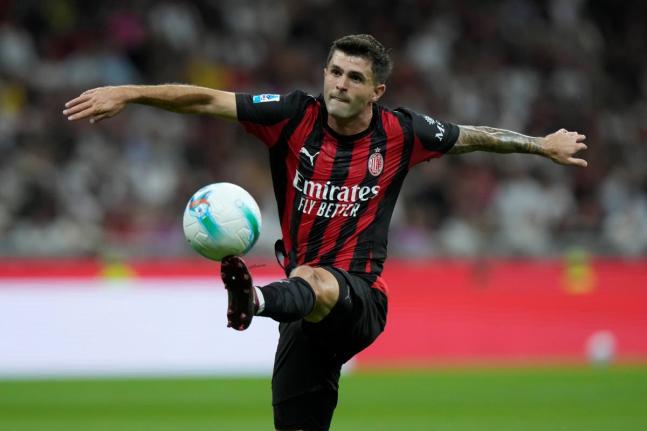 
AC Milan’s Christian Pulisic.